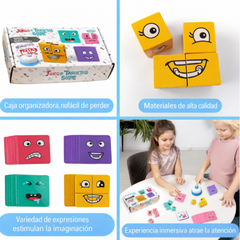 Juego Cambia Cara de Expresiones – Juego de Reacción y Diversión Familiar