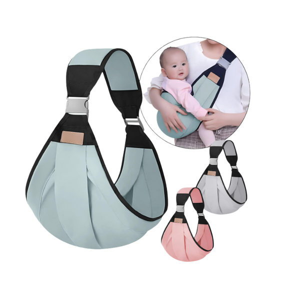 Portabebés Ajustable de Hombro – Cómodo, Seguro, Portátil y Ergonómico