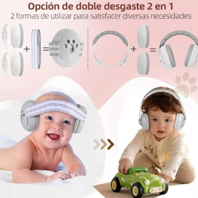 Audífonos Antiruido para Bebé – Protección Auditiva y Máxima Comodidad