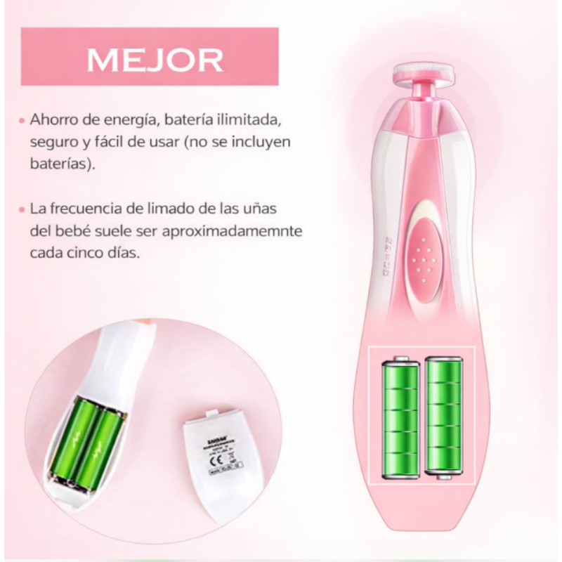 Kit de Manicura Infantil Bebé Premium – Cuidado Seguro y Delicado