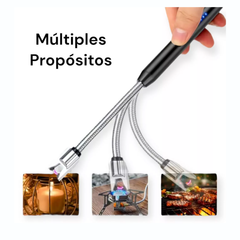 Encendedor Eléctrico Recargable USB con Cuello Flexible 360°