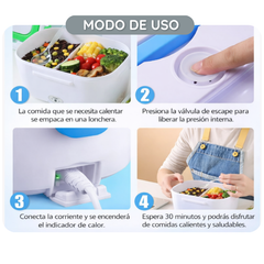 Lonchera Eléctrica Portátil 220V – Calienta tu Comida en Cualquier Lugar