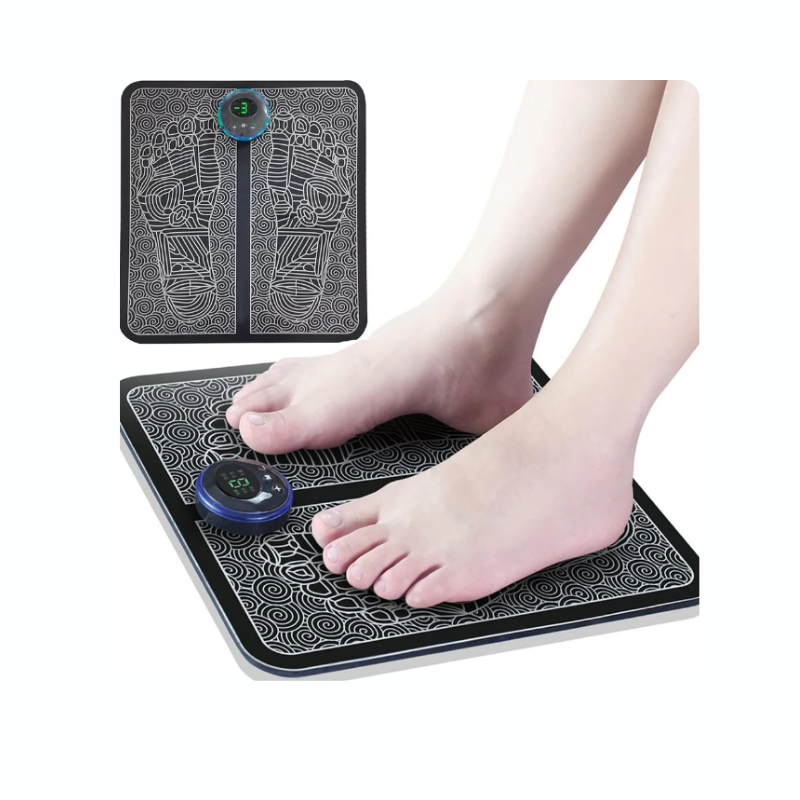 Masajeador de Pies Eléctrico EMS – Alfombrilla de Fisioterapia Recargable