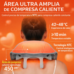 Masajeador Cervical Inalámbrico Recargable SF-L9 – Relajación y Alivio del Dolor