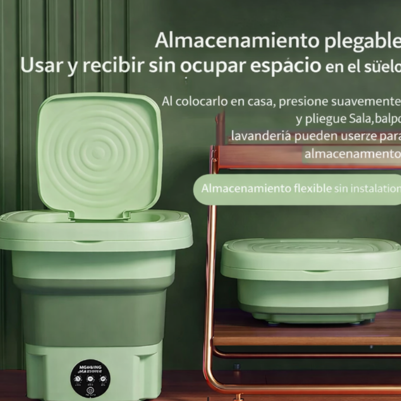 Mini Lavadora Plegable Portátil – Ideal para Viajes y Ropa Delicada