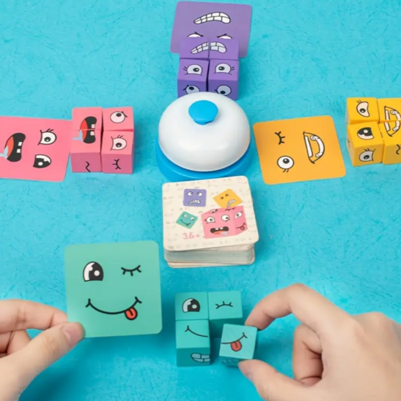 Juego Cambia Cara de Expresiones – Juego de Reacción y Diversión Familiar