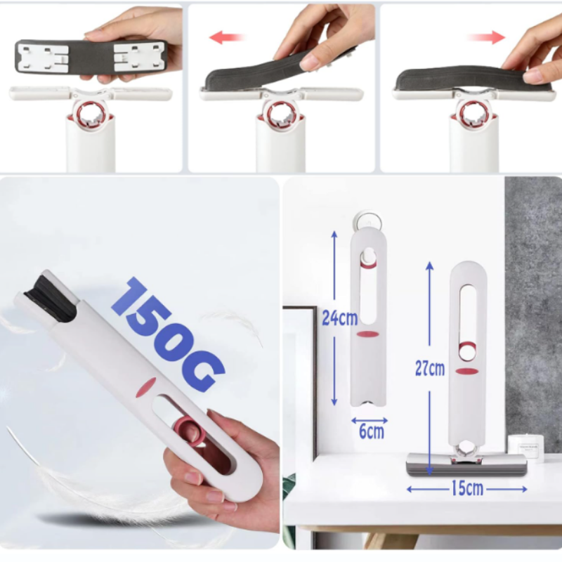 Mini Trapeador Portátil de Escritorio – Mopa de Limpieza Compacta