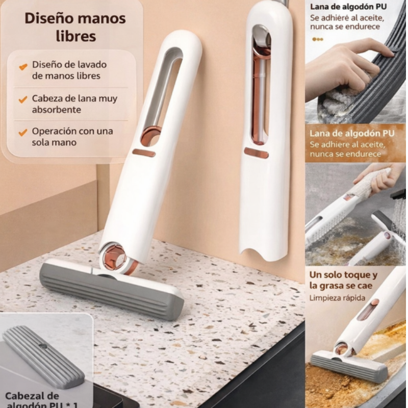 Mini Trapeador Portátil de Escritorio – Mopa de Limpieza Compacta